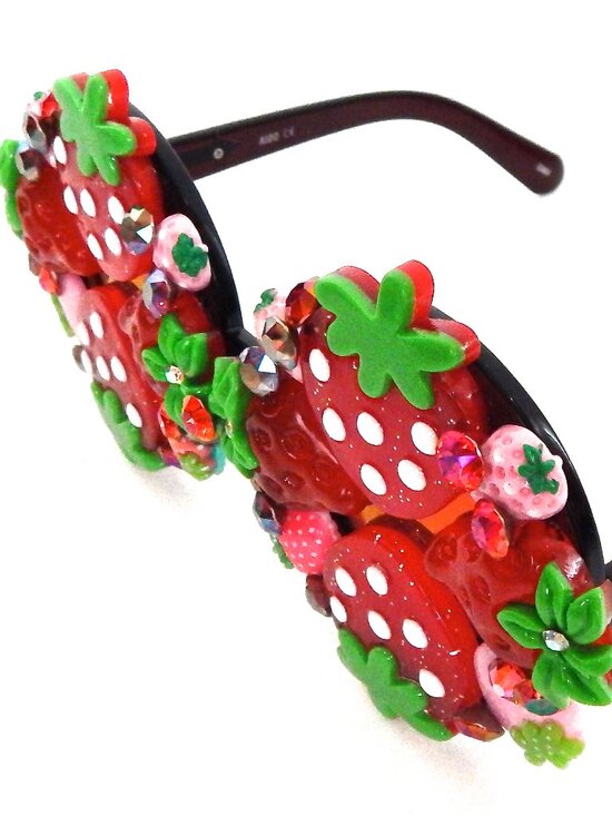 GASOLINE GLAMOUR JUMBO STRAWBERRY BLONDE SPEED QUEEN SUNGLASSES ??? main image 8